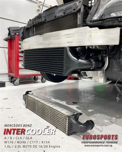 Agency Power's new large capacity, high flow intercooler for the Mercedes CLA250, GLA250, and NON US Spec A250 2. . Mercedes intercooler upgrade